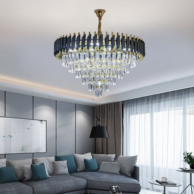 Black Mamba Round Chandelier