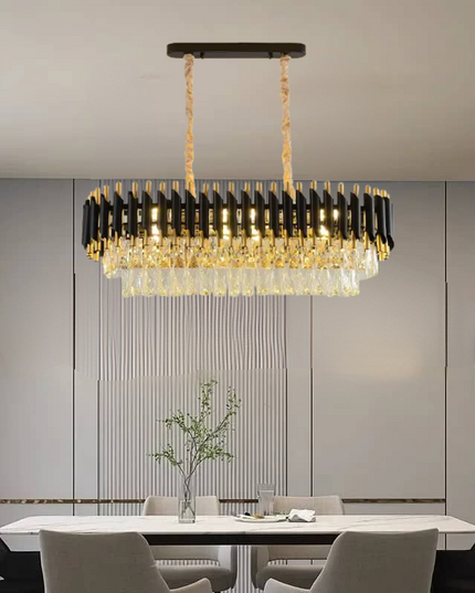 Black Mamba Oval Chandelier