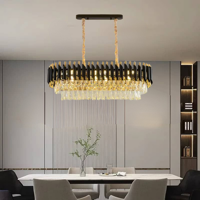 Black Mamba Oval Chandelier