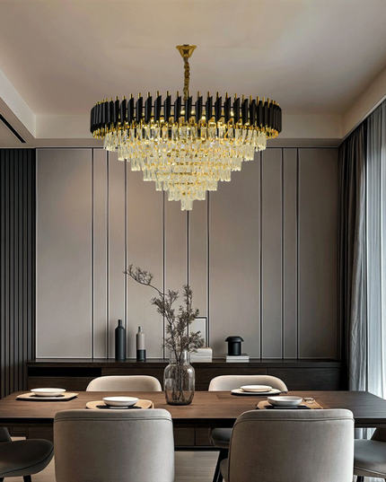 Black Mamba Round Chandelier