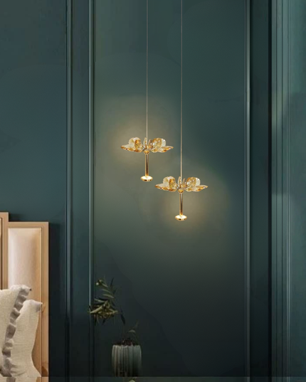 Flora Crystal Pendant Light