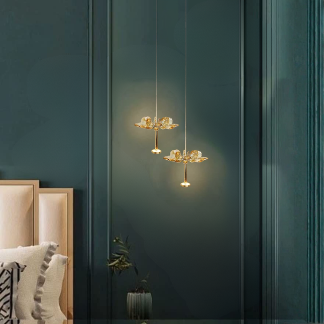 Flora Crystal Pendant Light