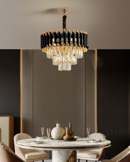 Black Mamba Round Chandelier