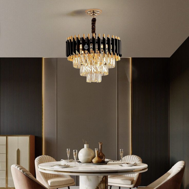 Black Mamba Round Chandelier
