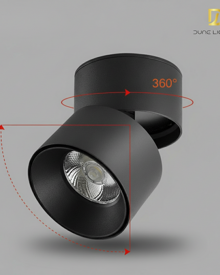 360° Moving COB Surface Spotlight