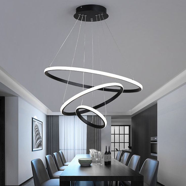 Dancing Rings Modern Chandelier