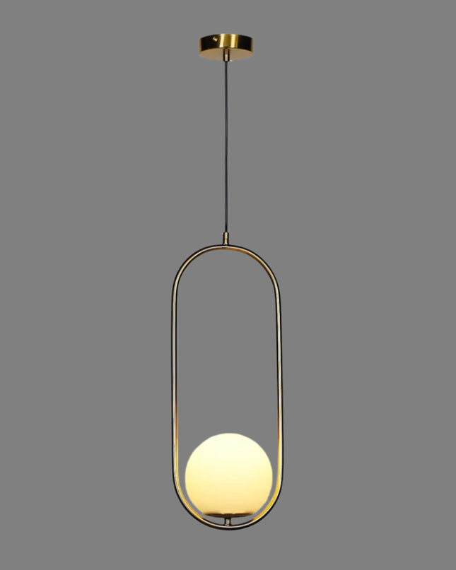 Midnight Halo Pendant Light