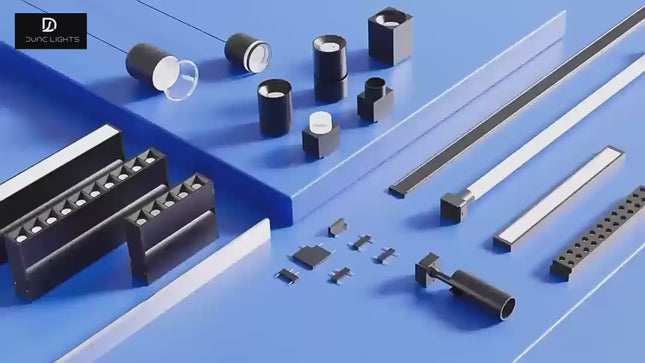 Ultrathin Magnetic Track Light Channel