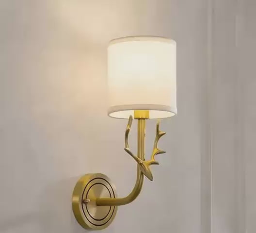 Deerhorn Wall Light